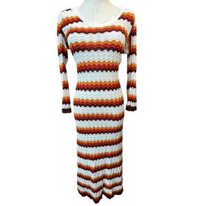 Striped Multicolor Maxi Dress